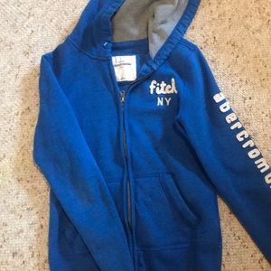 Abercrombie kids blue hoodie